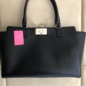 NWT Kate Spade Kelsey Orchard Valley Black Tote
